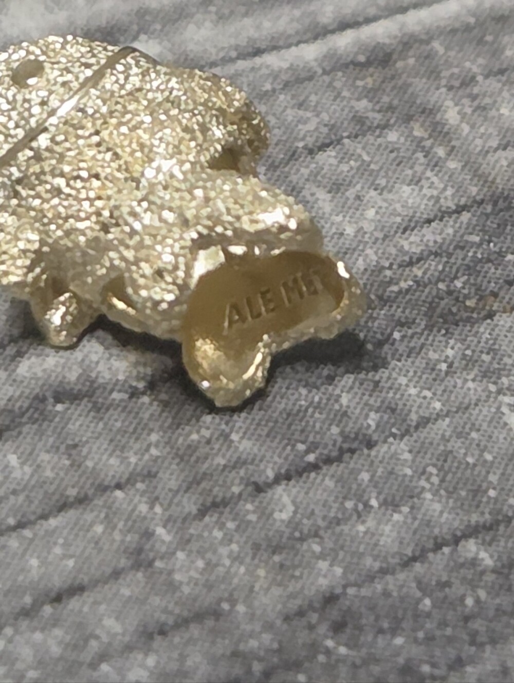 Authentic Pandora Textured Fish Mini Charm - Picture 8 of 8